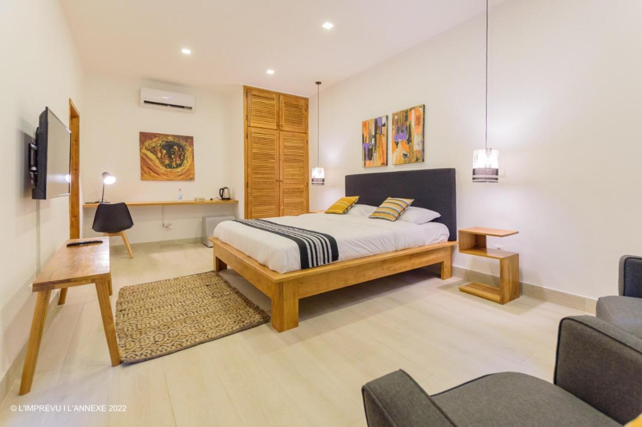 L'Imprevu L'Annexe Hotell Cotonou Exteriör bild