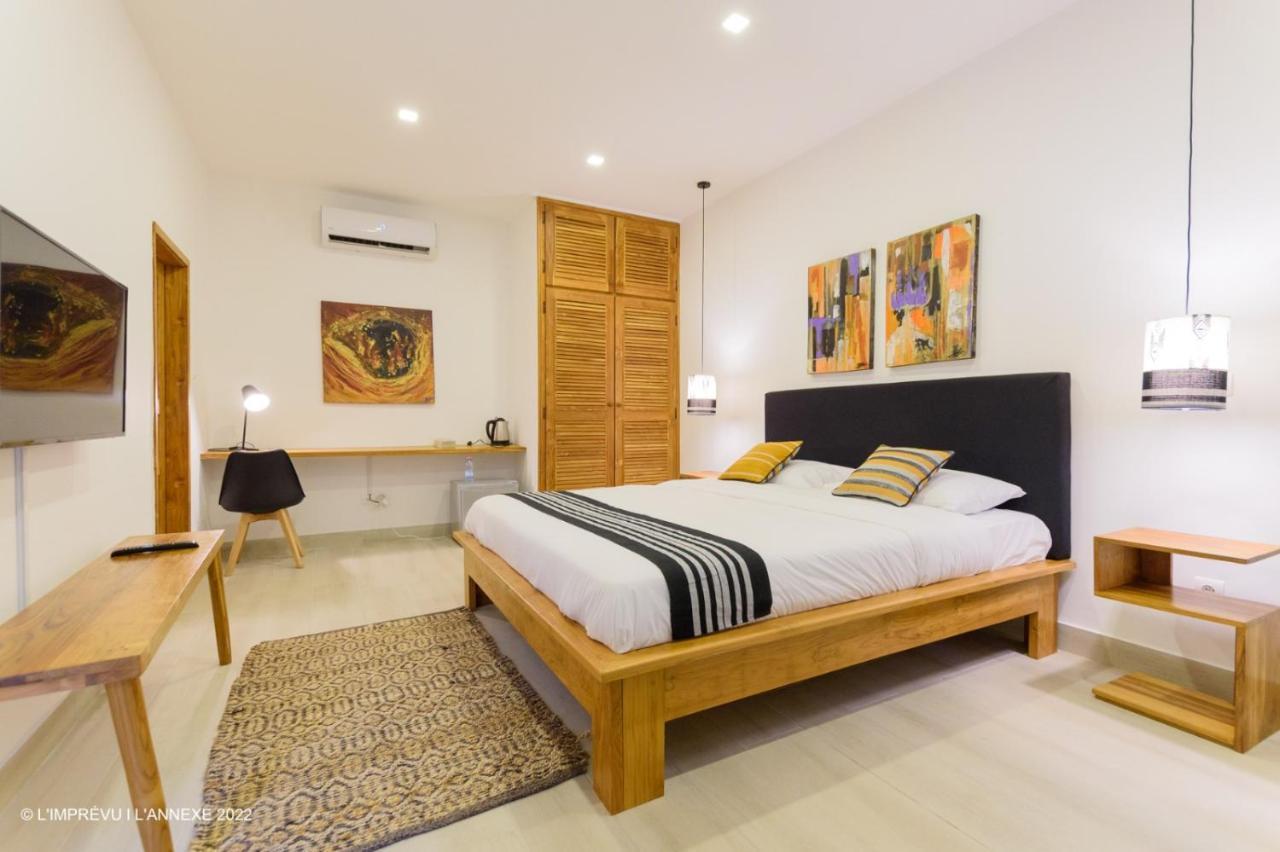 L'Imprevu L'Annexe Hotell Cotonou Exteriör bild